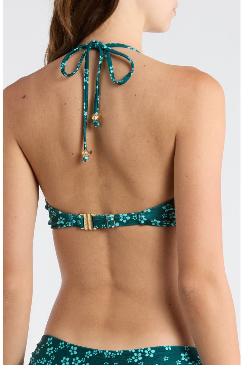Stitch Splice Bandeau Bikini Top, Alternate, color, MOONKISS