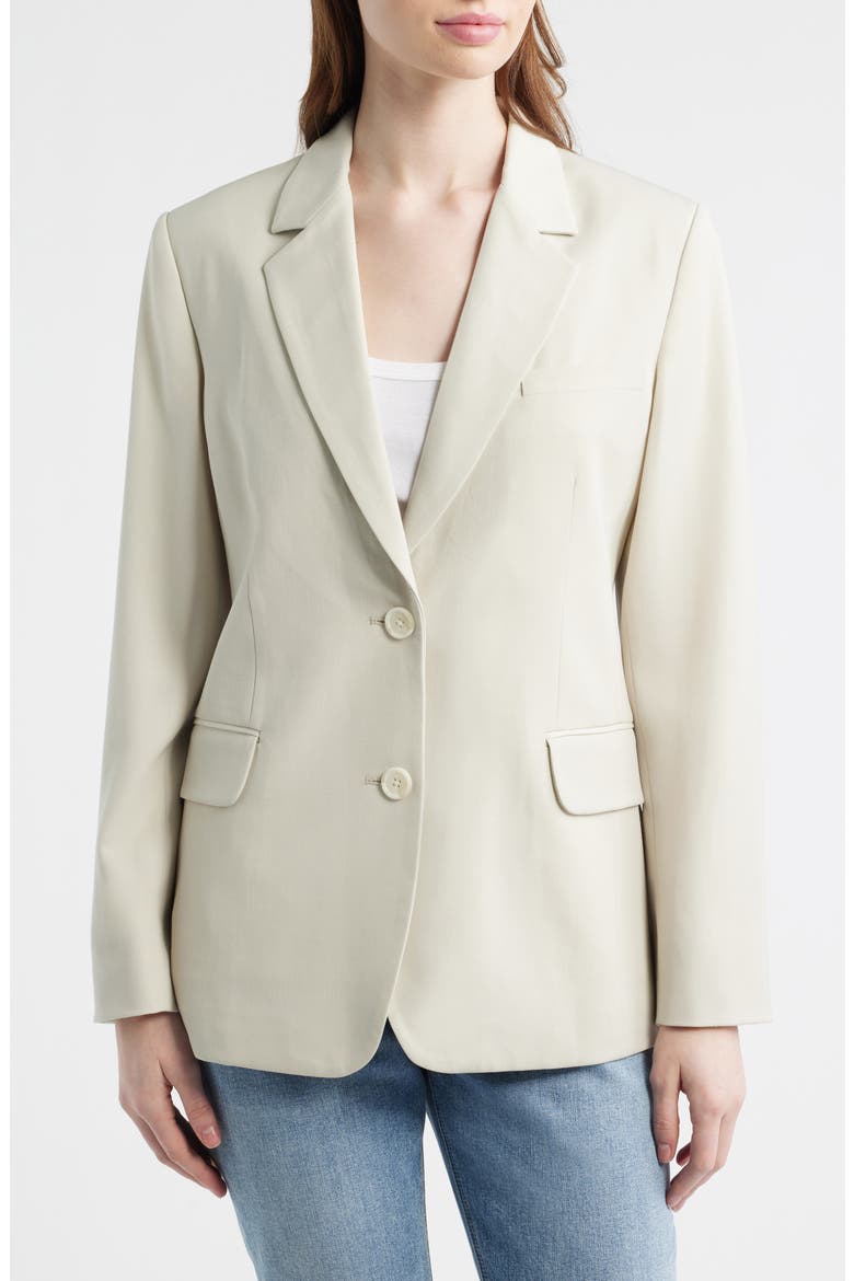 Layered Wool Blazer, Alternate, color, IVORY