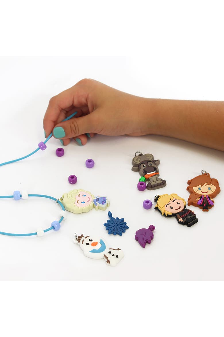 Frozen II DIY Necklace Activity Set with Charms & Beads, Kids Ages 3+, Alternate, color, Multicolored