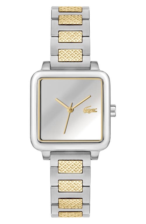 Lacoste L.12.12 Leap Bracelet Watch, 26mm X 26mm In Gold