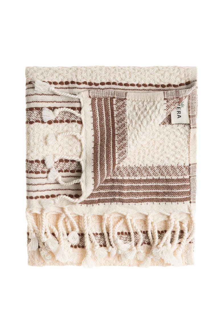 Sylvie Turkish Cotton Hand & Kitchen Towel Bundle, Alternate, color, Taupe Brown