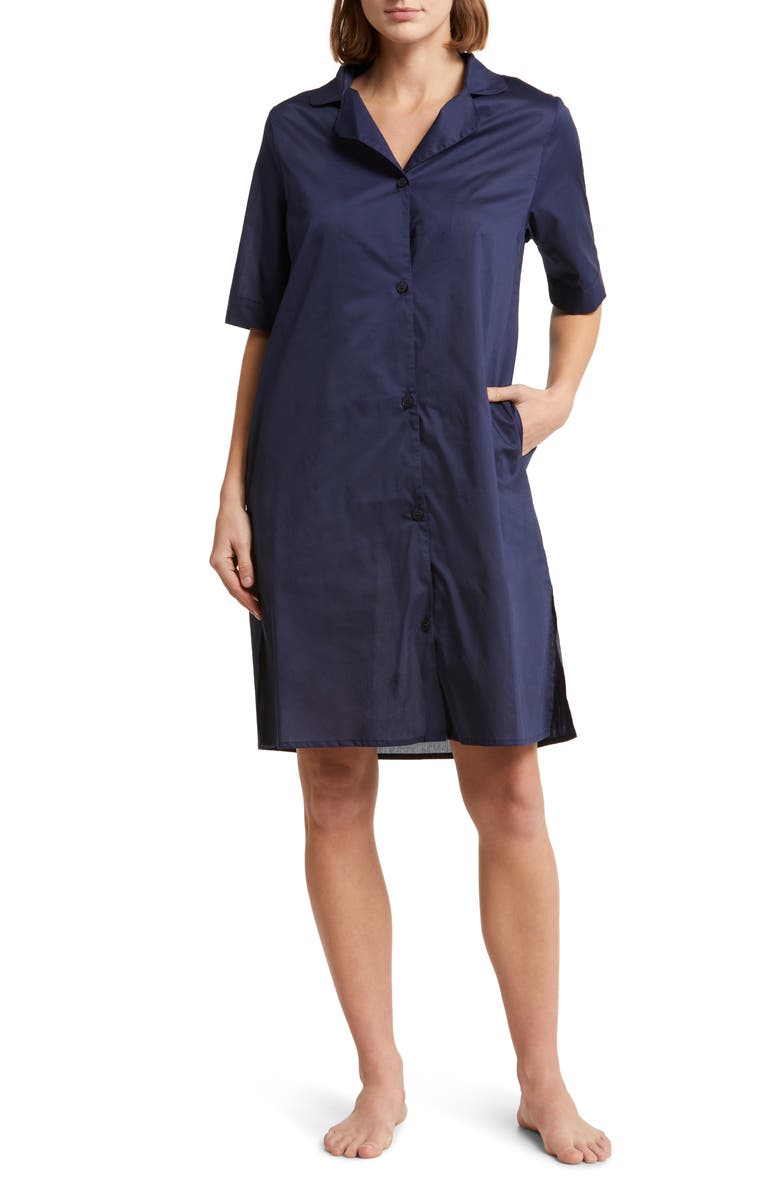 Papinelle Gemma Cotton Short Sleeve Nightshirt, Main, color,