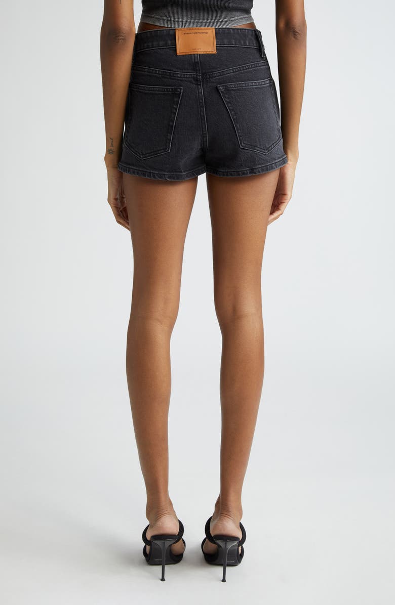 Alexander Wang Stretch Denim Skort, Alternate, color, 