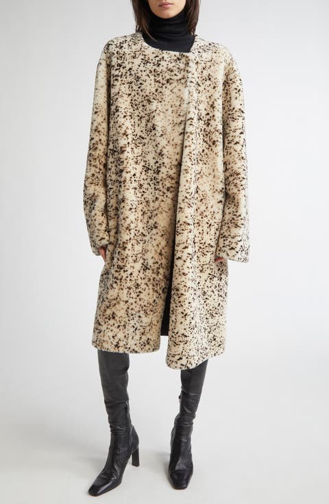 Stracciatella Shearling Coat