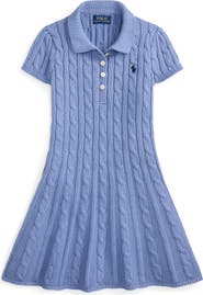 Polo Ralph Lauren Kids' Cable Stitch Sweater Dress
