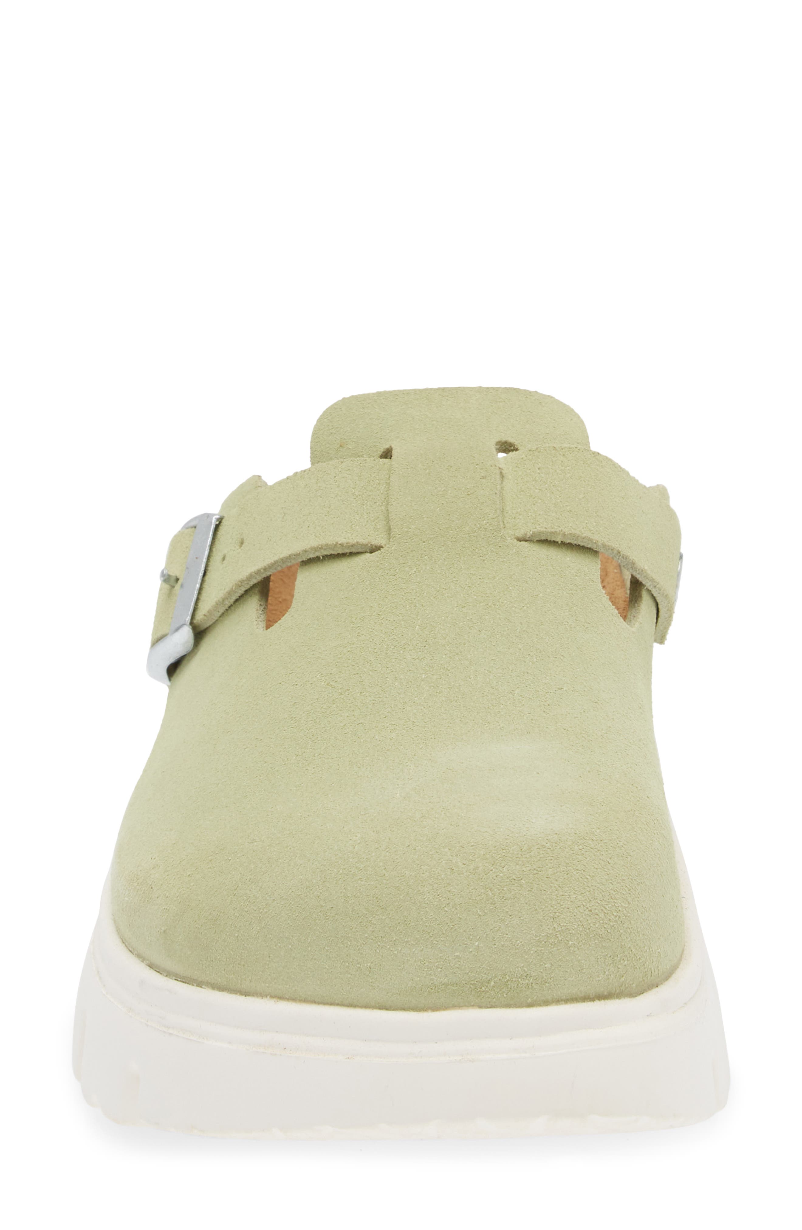 Birkenstock Papillio by Birkenstock Boston Chunky Platform Clog, Alternate, color, Green