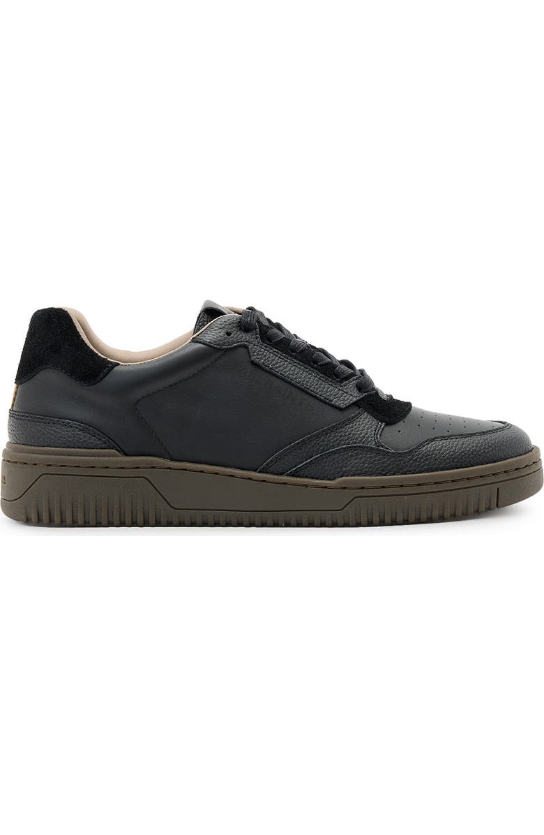 AllSaints Regan Low Top Sneaker, Alternate, color, Black/ Gum