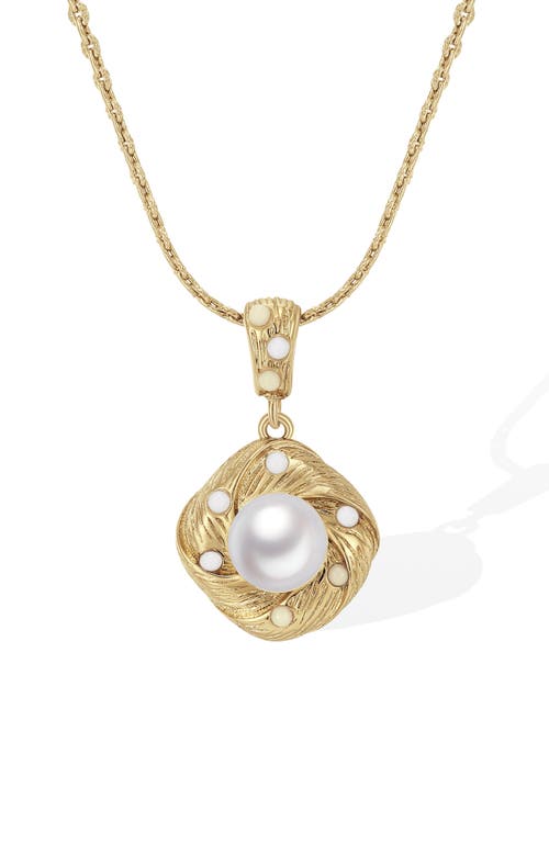 Rc Retro Chic Canary Pendant In Gold