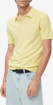 MANGO Slim Fit Knit Polo
