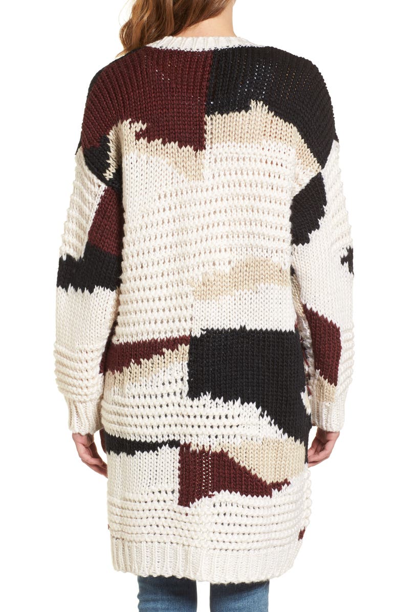 Willow & Clay Chunky Fringe Cardigan, Alternate, color, 