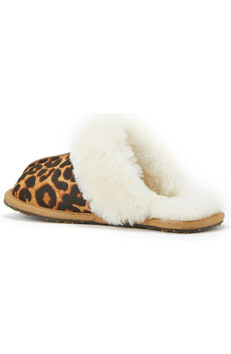 Australia Luxe Collective Genuine Shearling Mule Slipper, Alternate, color, Leopard