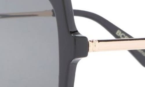 Bcbg 65mm Oversize Square Sunglasses In Black