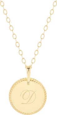 Brook and York Milia Initial Pendant Necklace
