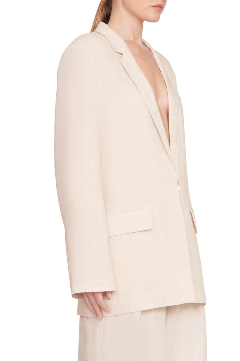 Maxwell Linen Blazer, Alternate, color, NATURAL