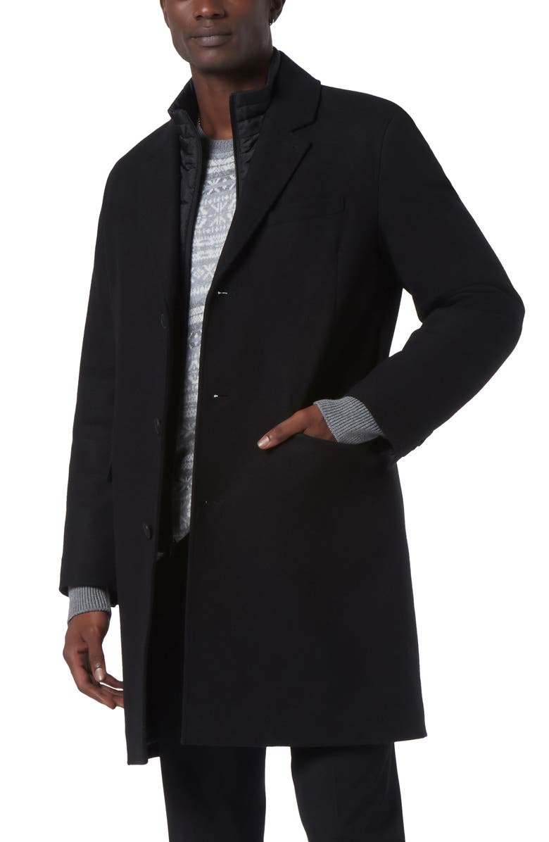 Andrew Marc Sheffield Water Resistant Overcoat, Alternate, color,