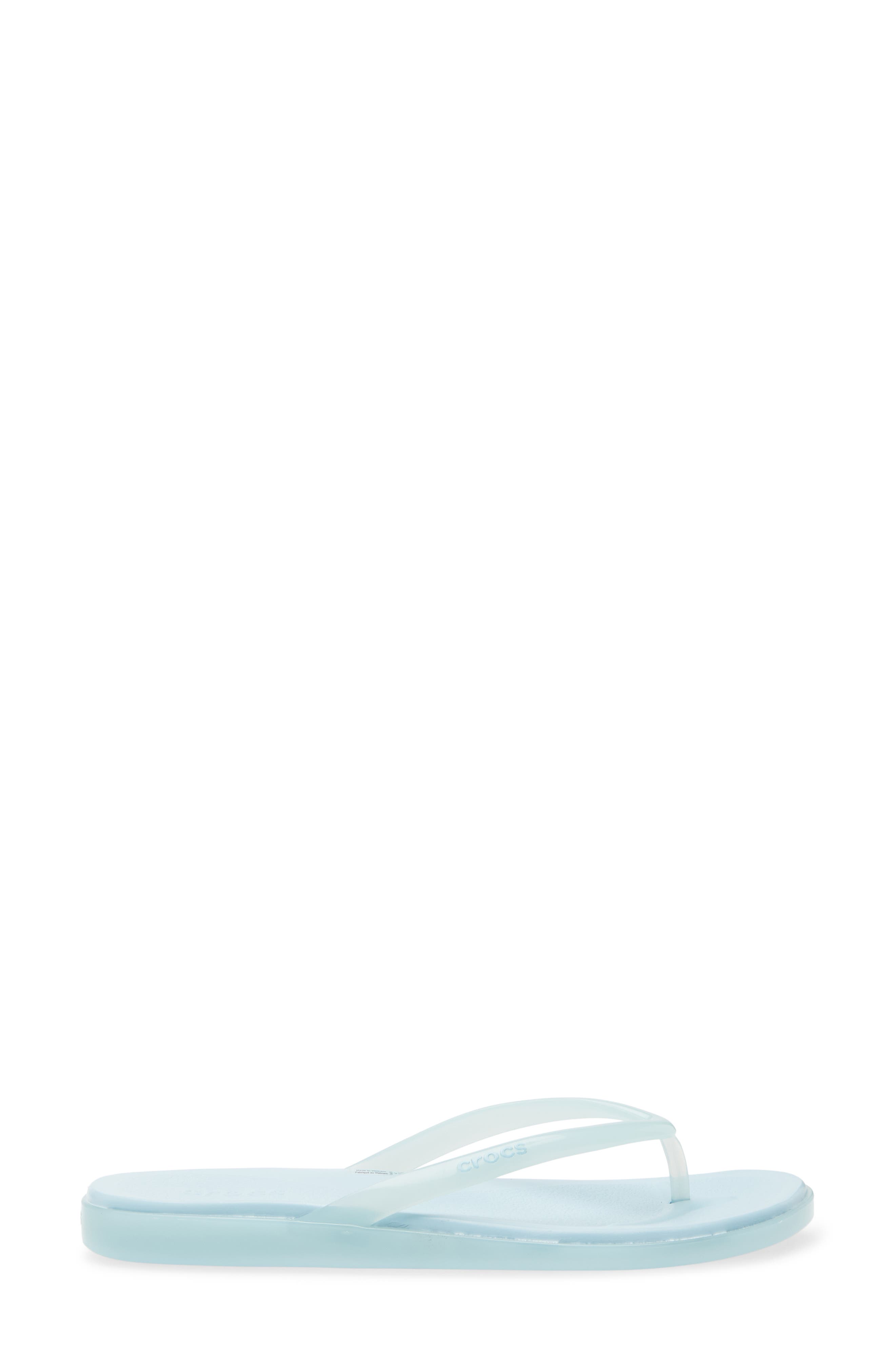 CROCS Miami Flip Flop, Alternate, color, Sky Blue Jelly