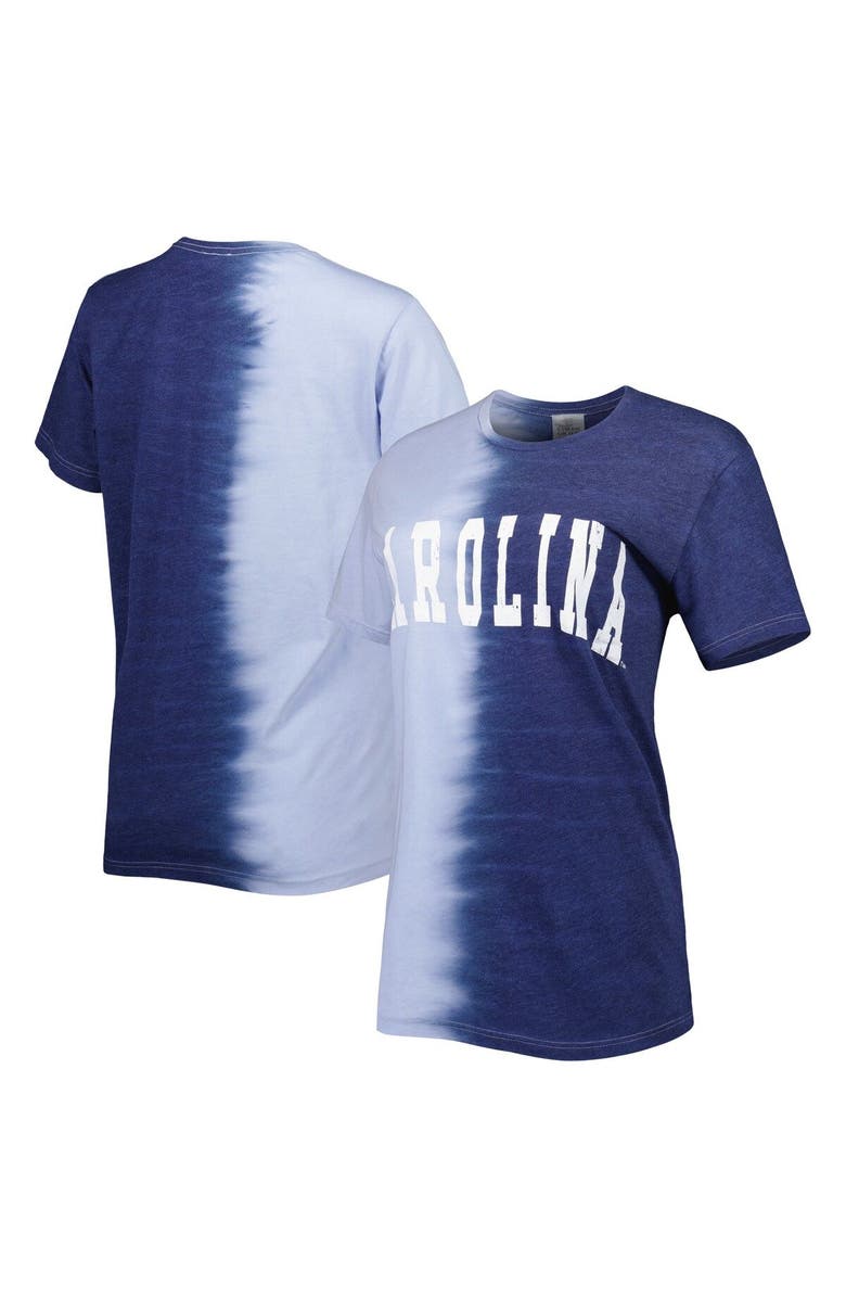 GAMEDAY COUTURE Women's Gameday Couture Navy North Carolina Tar Heels Find Your Groove Split-Dye T-Shirt, Main, color, 