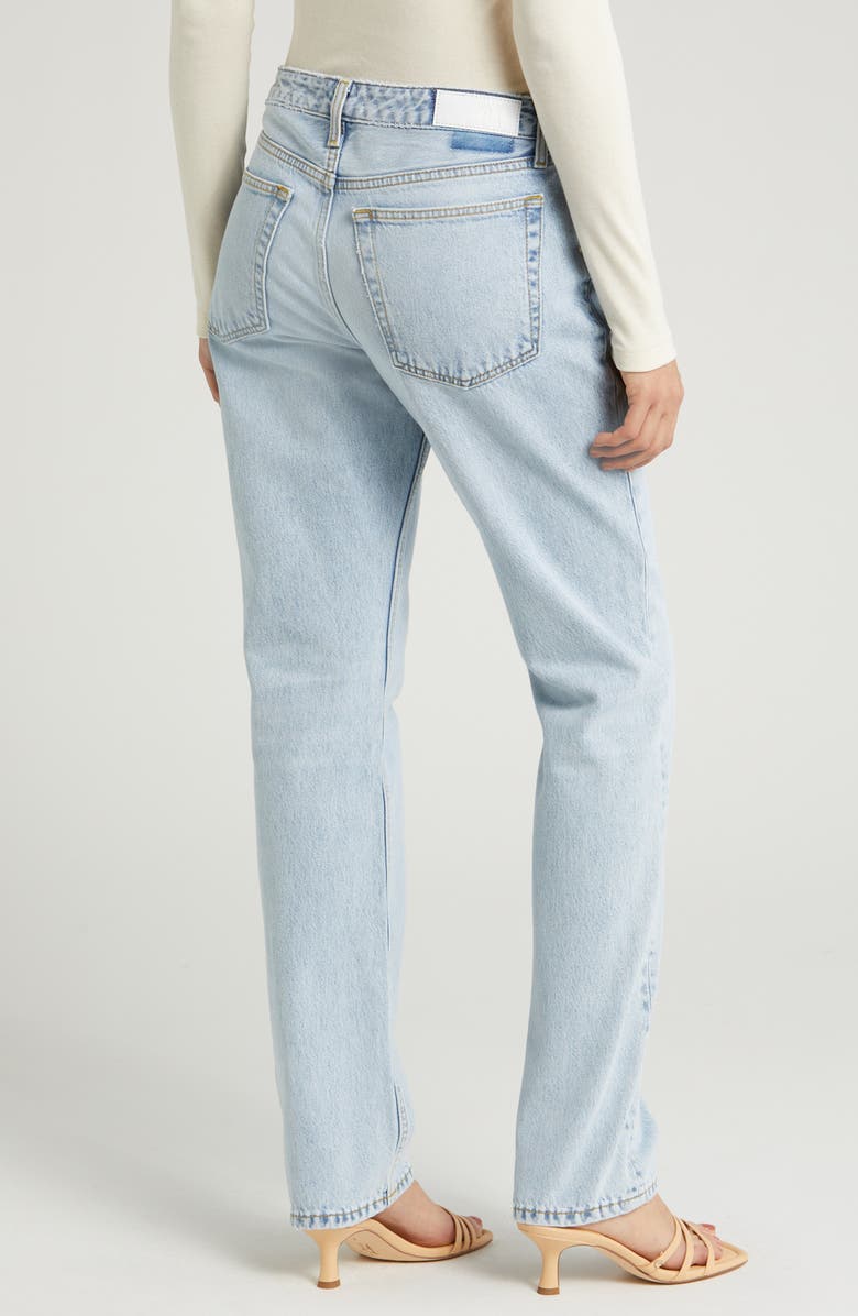 Re/Done The Anderson Organic Cotton Skinny Jeans, Alternate, color, Maliblue