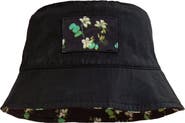 Lost Pattern "Beach Blossom" Reversible Bucket Hat