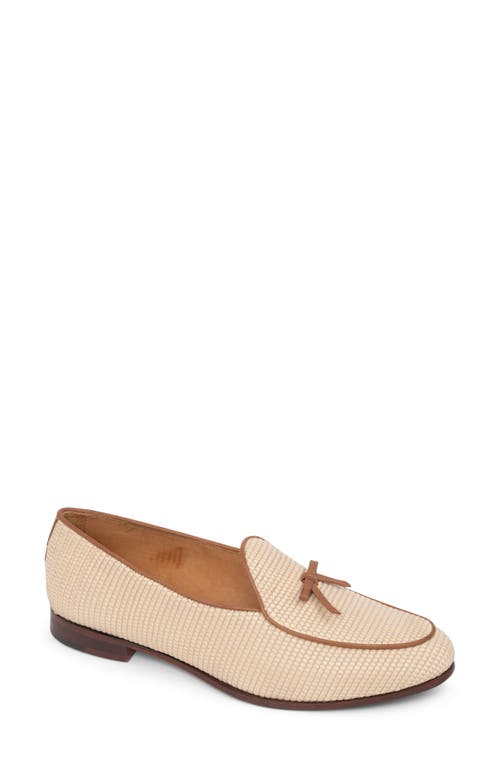Patricia Green Coco Loafer In Natural Raffia