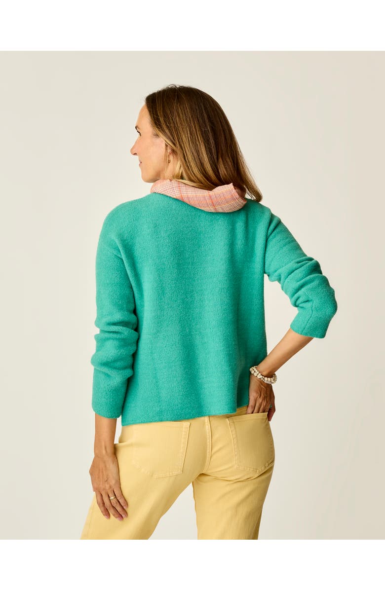 Carve Designs Olivia Plush Sweater, Alternate, color, Jade Heather