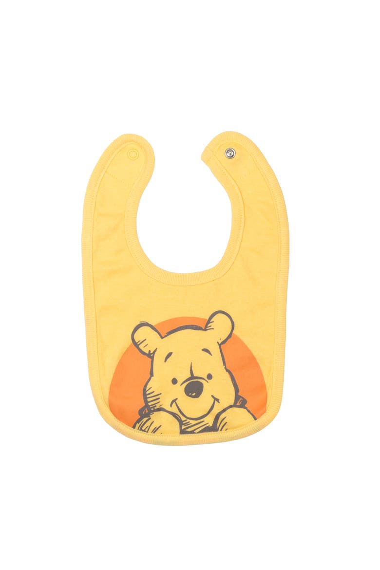 Winnie the Pooh 4-Piece Bodysuit and Pants Set, Alternate, color, Pooh Oatmeal Yellow