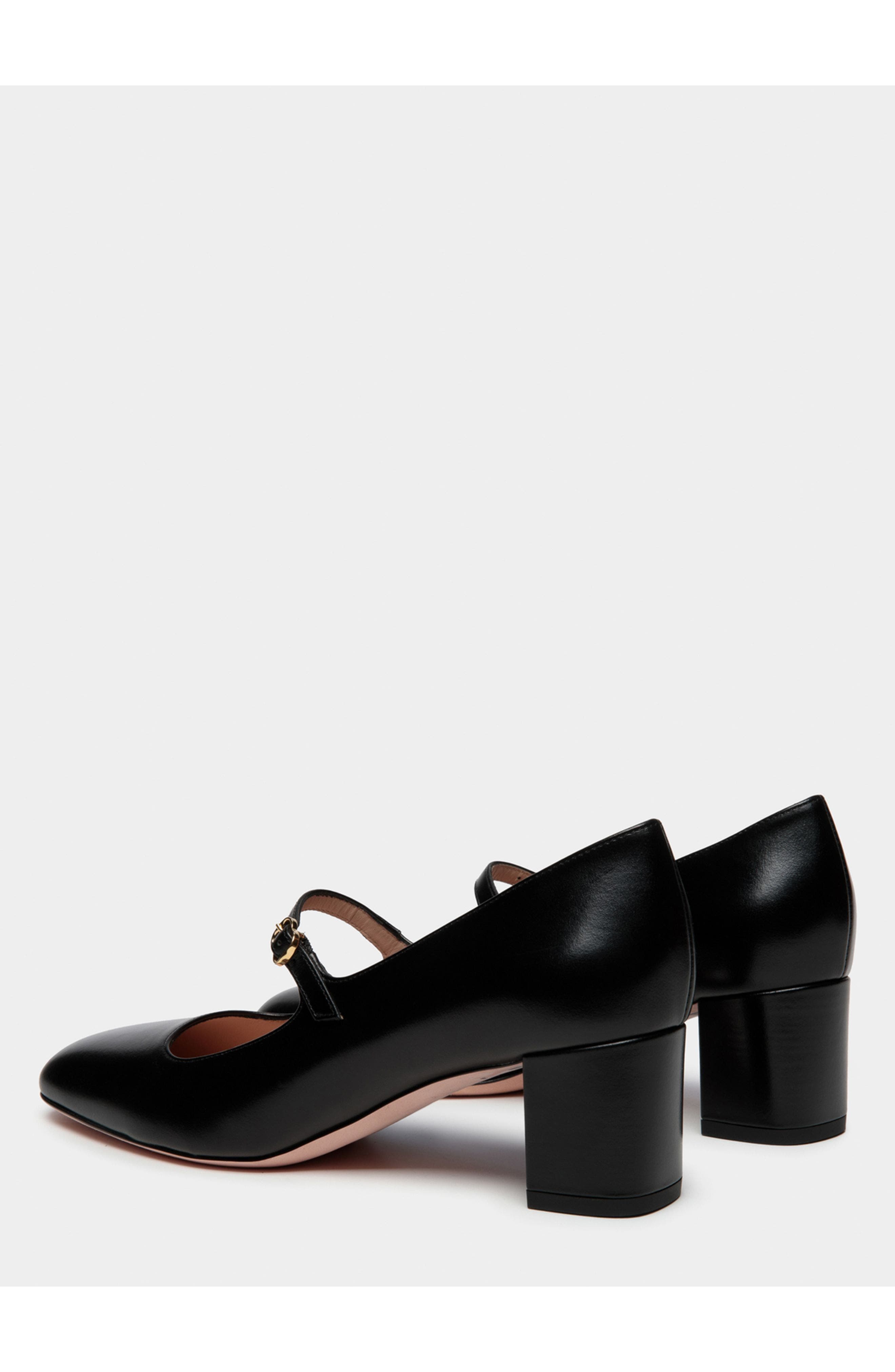 Bally rina Pump In Calf Leather, Alternate, color, Black