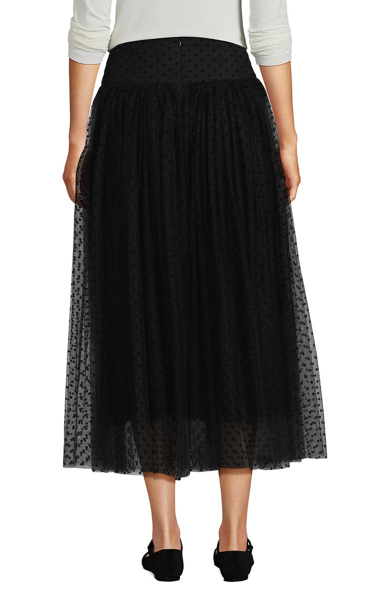 Lands' End Tulle Midi Skirt, Alternate, color, 