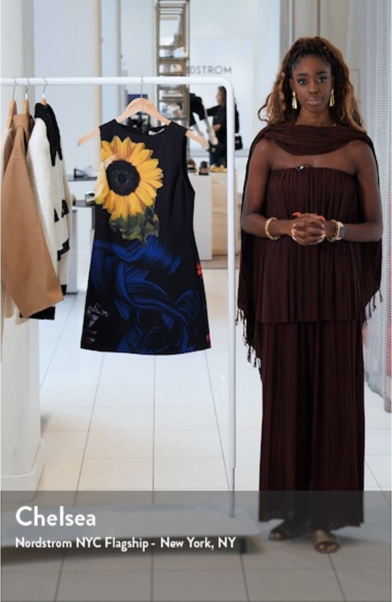 Clyde Sleeveless A-Line Minidress, sales video thumbnail