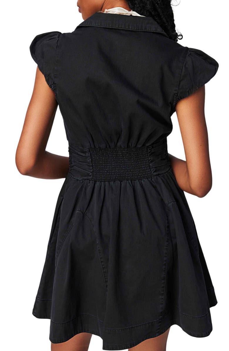 Free People Chester Nonstretch Denim Dress, Alternate, color, 