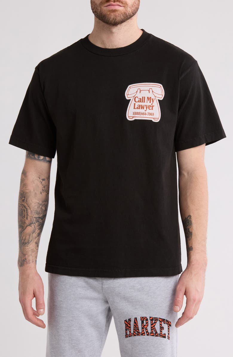 MARKET Call My Lawyer Magnet Graphic T-Shirt, Main, color, 