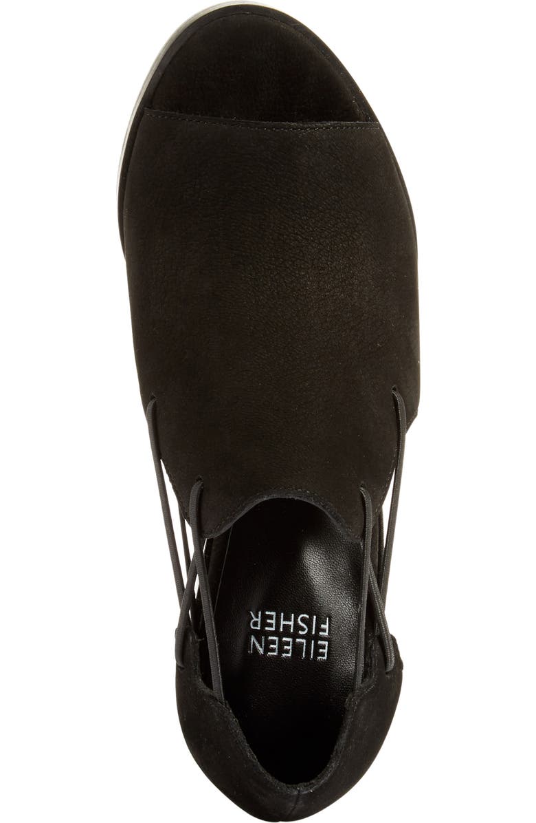 Eileen Fisher Nikki Peep Toe Sandal, Alternate, color,