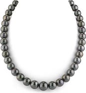 The Pearl Source 9-11mm Tahitian South Sea Pearl Necklace - AAAA Quality