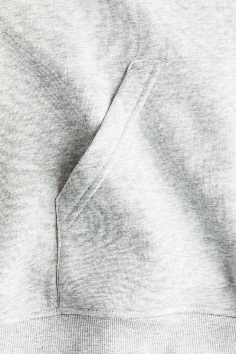 Hoodie, Alternate, color, Light grey marl