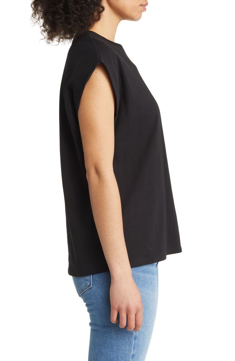 Good American Cotton Muscle Tank, Alternate, color, 