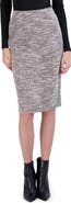 Ookie & Lala Pull-On Tweed Pencil Skirt