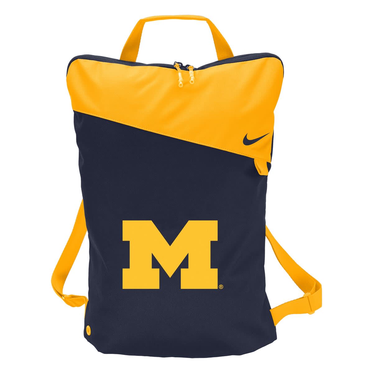 Nike Michigan Wolverines Utility Gymsack, Main, color, 