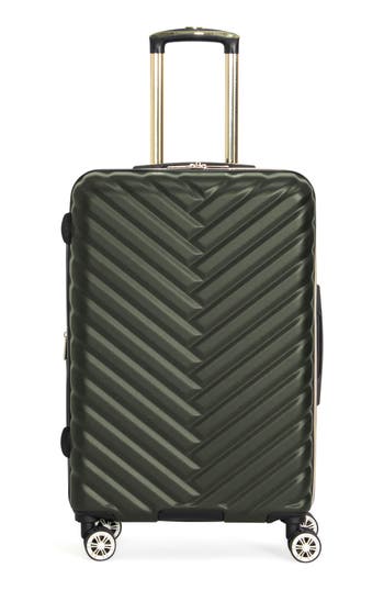 Kenneth Cole Madison Square 20-inch Hardside Carry-on Luggage In Green