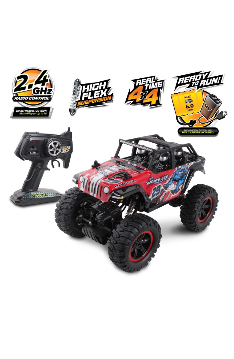 Mean Machines Rock Crawler Rc Jeep Wrangler Unlimited, 114 Scale, Alternate, color, Multicolored