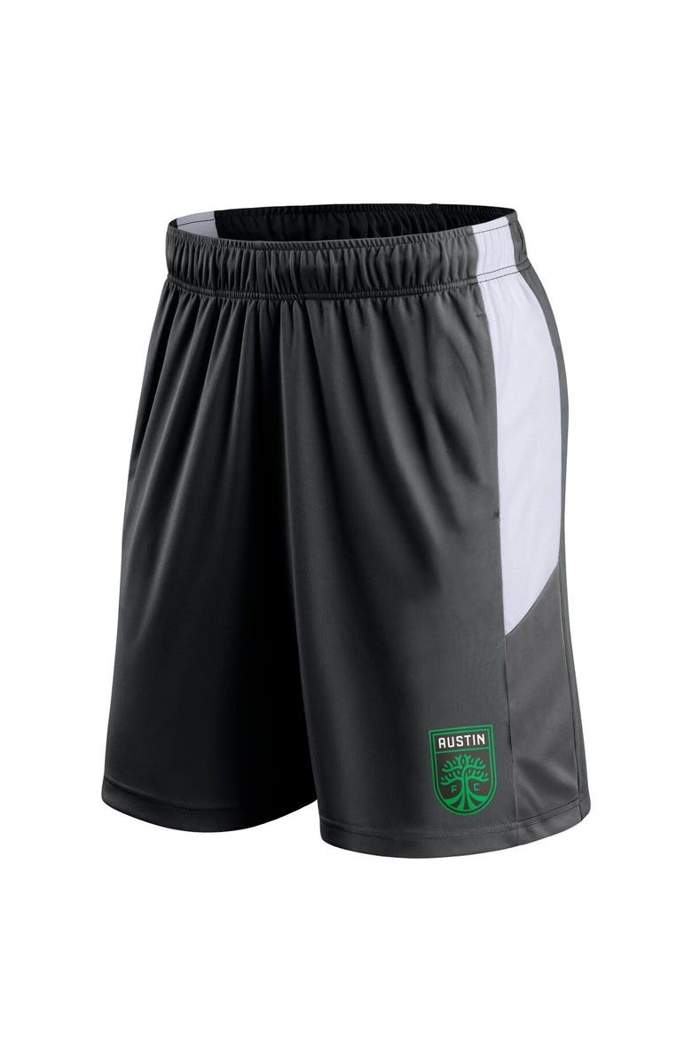 FANATICS Men's Fanatics Branded Black Austin FC Prep Squad Shorts, Alternate, color,