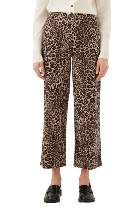 Crop Wide Leg Corduroy Pants