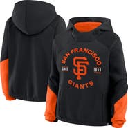 FANATICS Women's Fanatics Black San Francisco Giants Oversized Time to Win Pullover Hoodie
