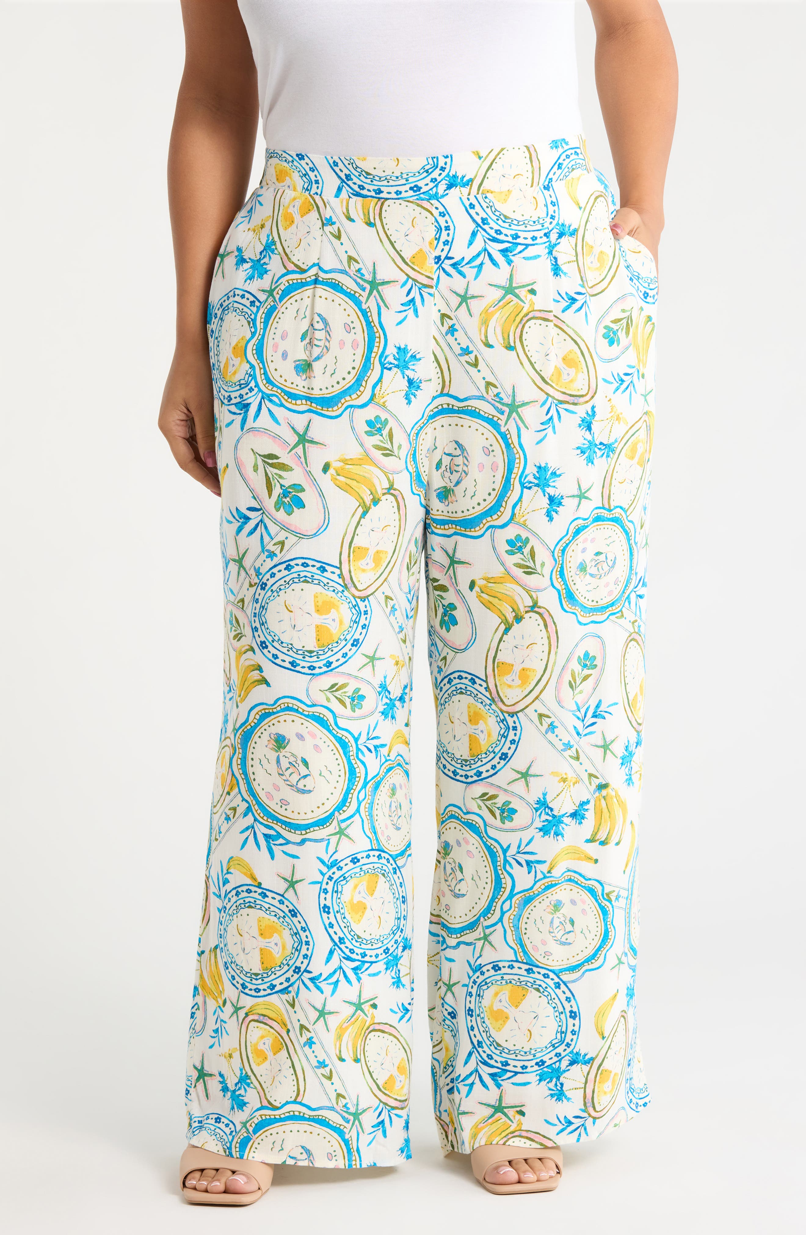Harvest Island Elena Wide Leg Pants