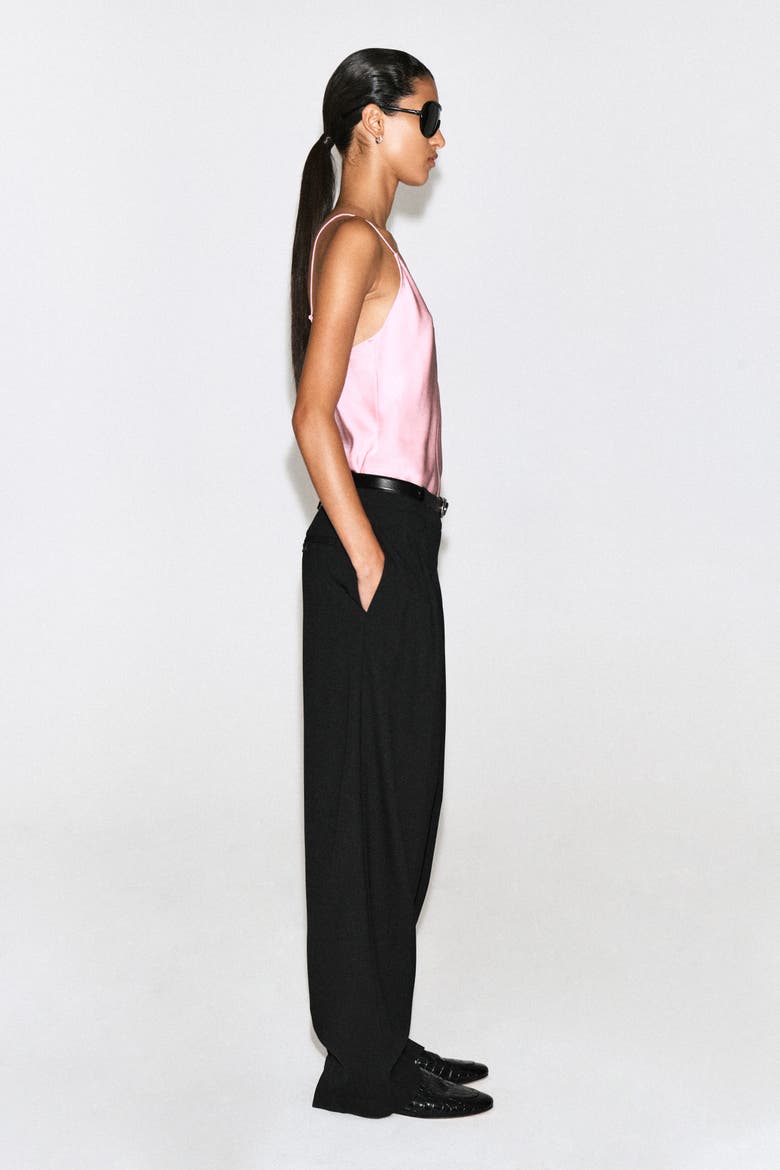 Crepe V-Neck Cami Top, Alternate, color, PINK