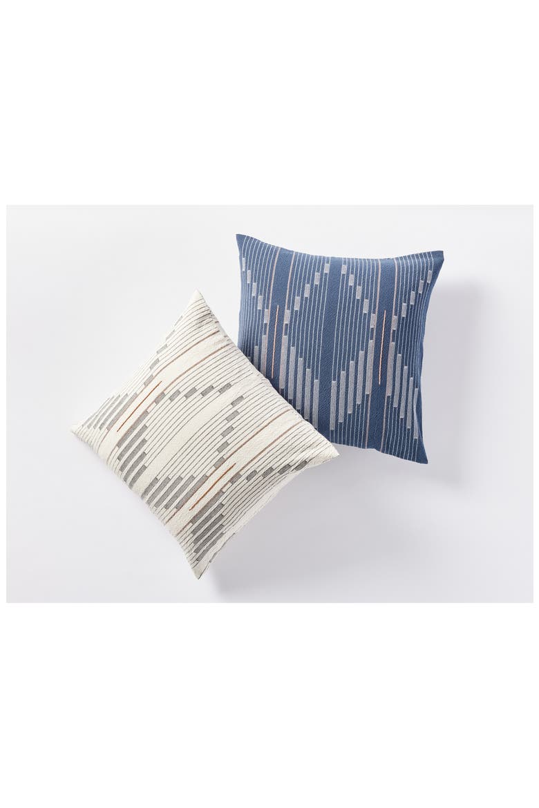 Morelia Jacquard Organic Cotton Pillow Cover, Alternate, color, HARVEST