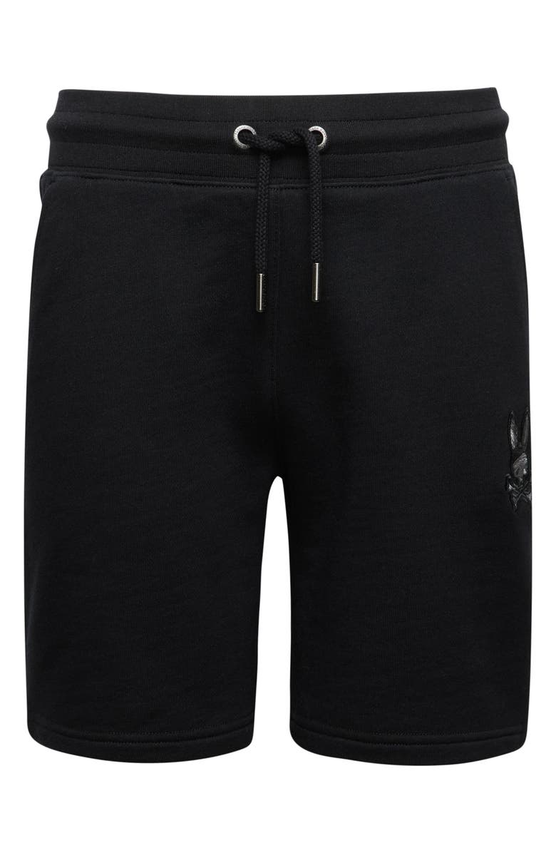 Psycho Bunny Kids' Embroidered Cotton Sweat Shorts, Main, color,