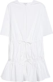 Alaïa Tiered Cotton Poplin Dress | Nordstrom