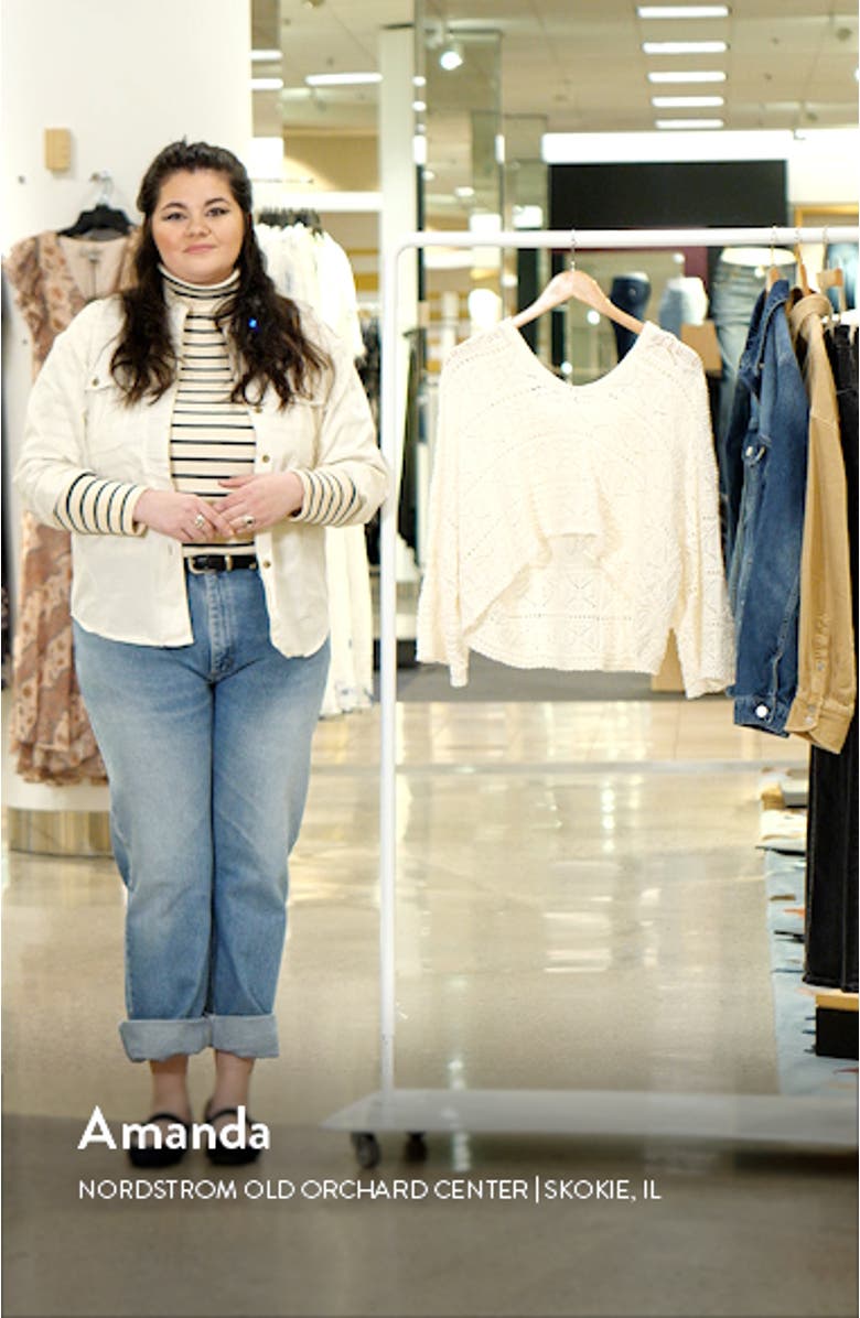 Diamond Eye Crochet Cover-Up Hooded Sweater, sales video thumbnail