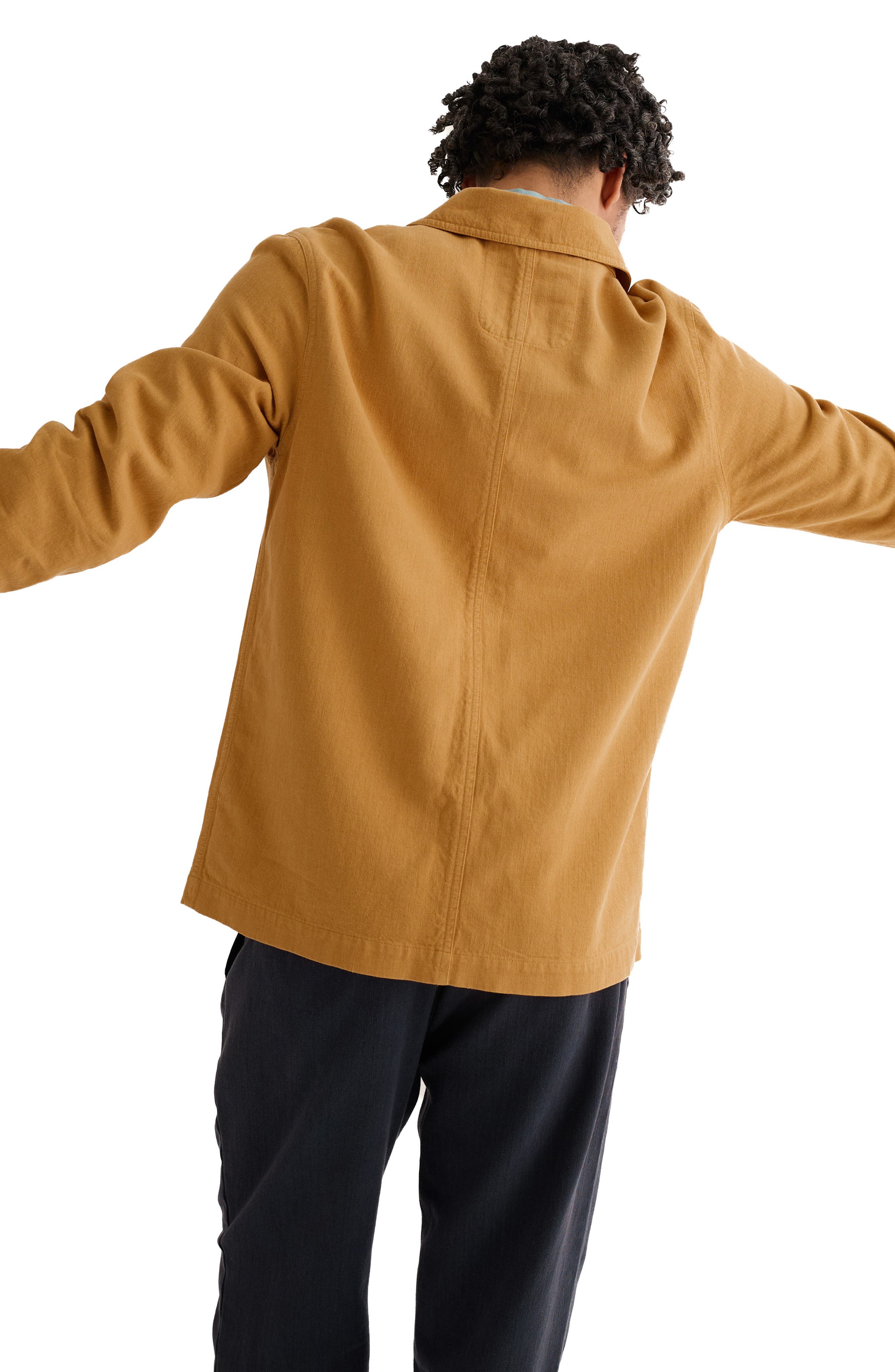 Seasalt Cornwall Well Wright Organic Cotton & Linen Shirt Jacket — фото 4