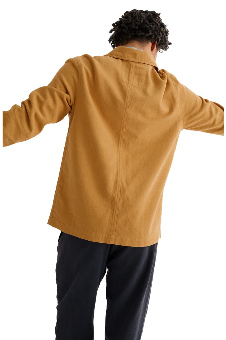Well Wright Organic Cotton & Linen Shirt Jacket, Alternate, color, MUSTARD SEED